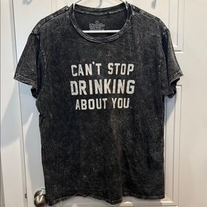 Goodie Two Sleeves Black Graphic Tee